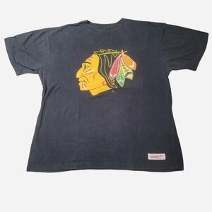 Mitchell & Ness NHL Chicago Blackhawks Logo T-shirt